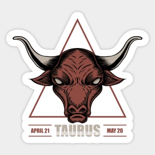 Taurus Zodiac Sign Sticker